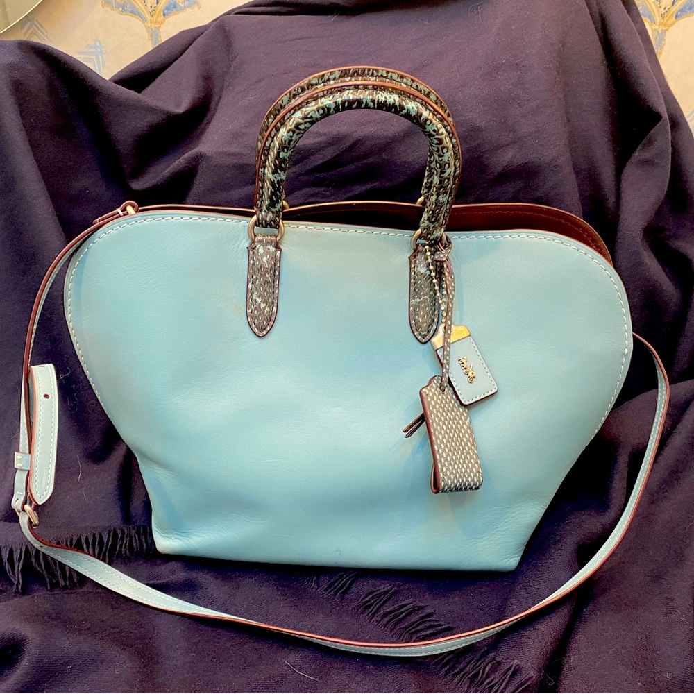 Coach Dakota snake skin bag - Picture 2 of 8